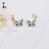 Pulsera Colgante Accesorios para Joyería DIY Colgante de Mariposa Colgante de Trébol de Cuatro Hojas Año Nuevo Adornos Pequeños DIY