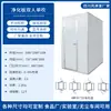 Ducha de aire de paso para 3 personas de acero inoxidable 201, vestidor, sala de trabajo libre de polvo, puerta de ducha de aire con purificación por inducción automática
