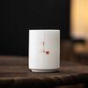 Copo Mestre de Porcelana Jade Branca Copo de Chá Copo Único Copo de Chá Pessoal Antigo Luxo Leve Cerâmica Presente Atacado