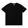 ¡El algodón sigue siendo más cómodo! Camiseta de Manga Corta de Algodón Pesado de 200 g Color Café, Top Casual de Color Sólido Unisex