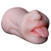 Masturbador masculino con molde inverso, máquina famosa de doble cabeza para sexo oral, sexo anal, simulación de boca, lengua, Yin, cadera y sexo oral.