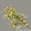 Buquê de Flores Artificiais Amarelas Cena de Casamento Rosa Borboleta Orquídea Floral Materiais DIY Adereços de Decoração