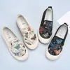 Zapatos de Lona Estilo Nuevo 2026, Mocasines, Zapatos sin Cordones, Transpirables, Cómodos, Modernos, Versátiles, Zapatos de Lona Casuales para Mujer