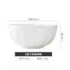 Tigela de Porcelana Branca Jingdezhen Simples Doméstica Cerâmica Tigela de Jantar Grande Tigela de Macarrão Panela de Sopa Tigela Pequena de Sopa Refeição de Hotel Clube