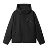 Nueva Chaqueta Camel para Exteriores Estilo Pareja Abrigo Casual Chaqueta para Hombre Mismo Estilo Casa de Pájaros Capucha Desmontable Impermeable