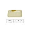A5 Lotus apresentou talheres de porcelana placa de melamina de plástico retangular salsicha prato de pó prato de jantar prato de peixe prato de oferta especial