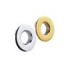 Tapa decorativa para rebosadero de lavabo de cobre completo, orificio de rebosadero de lavabo, accesorios de lavabo de cerámica, anillo de rebosadero, cobre completo, cromado