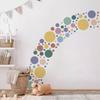 Pegatinas de Pared con Estampado de Vaca Transfronterizas Geométricas Abstractas Negras Habitación Infantil Decoración del Hogar Impermeables de PVC Pegatinas de Pared Personalizadas