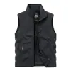 2026 Moda Masculina Primavera/Outono Tamanho Grande Solto Sem Mangas Roupa de Trabalho Casual para Exterior Colete de Pesca Roupa Externa Roupas Masculinas
