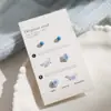 Novos Brincos Bio-Cerâmicos Antialérgicos 2026 com Pinos de Cerâmica, Não é Necessário Remover ao Dormir, Brincos Cor de Café para Mulheres, Elegantes Acessórios de Orelha Atacado