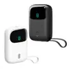 Batería Externa de Carga Súper Rápida Autocontenida Transfronteriza 10000 mAh Mini Compacta y Conveniente Fuente de Alimentación Móvil Logo Personalizado