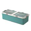 Caja de Almacenamiento para Cama Queen Size Cubierta con Polea de Plástico Caja Ordenadora de Ropa y Colchas Debajo de la Cama Caja de Almacenamiento de Juguetes y Ropa