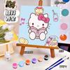 20*20 Desenho Animado Pintura a Óleo Digital DIY Colorir Pintura Decorativa Genshin Flor Pintura a Óleo Pintura a Óleo Digital Infantil Atacado