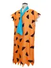 Animación Estadounidense Los Picapiedra Flinstones Fred cosplay Halloween Disfraz Salvaje en stock