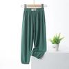 Pantalones Rectos de Canalé Ligeros y Transpirables de Verano para Niñas, Pantalones Casuales de Pierna Ancha a la Moda, Pantalones Anti-Mosquitos para Bebés con Puños