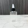 Venda Direta de Fábrica 20 Dentes 60ml Frasco Octogonal pet Bico Pontudo Tampa Flip Amostra de Loção para Viagem Diária Frasco de Cuidados