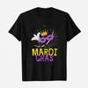 Camiseta de Moda Nueva para el Festival de Carnaval Europeo y Americano 2025 Camiseta Deportiva de Manga Corta de Verano Estampada