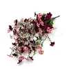 Popular 69 Galhos Eucalipto Artificial Narciso Orquídea Decoração Externa para Casa Trepadeira Pendurada na Parede Flor Artificial Trepadeira Decoração de Natal