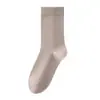 Calcetines de algodón puro para maternidad de mujer Zhuji, calcetines holgados de color liso antibacterianos y resistentes al olor para otoño, venta al por mayor desde la fábrica de origen, adecuados para Birkenstock
