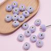 Cuentas de Bolas de Felpa de Piel de Conejo Sintética Transfronterizas, Cuentas de Bola de Piel con Agujero Recto de 20 mm, Accesorios para Cadena de Teléfono DIY