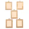 DIY Aleación Rectangular Cuadrado 29*21mm Diámetro Interior Piedra del Tiempo Base Accesorios de Joyería Colgante Colgante C06