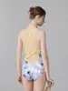 Fábrica de origem moda praia triângulo unido feminina justa justa sexy sem costas 2025 moda praia para fontes termais