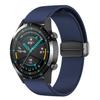 Para Huawei WatchGT5pro/4 Fivela Magnética Samsung watch7/6 Fivela Dobrável Pulseira de Silicone 20/22mm