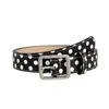 Cinto de Bolinhas Feminino Estilo Punk Moda Hot Girl Tendência Europeia e Americana Casual Versátil Cinto para Jeans Acessórios Atacado