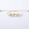 Barraca de ponto turístico pulseira de flor seca explosões transfronteiriças flor de renda estrela pulseira de contas de vidro atacado