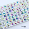 Cristal Dongzhou 11x10 Strass em Formato de Coração Acessórios para Joias DIY Strass de Vidro Strass Super Brilhante com Fundo Pontiagudo Strass em Formato de Coração para Nail Art