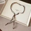Bufanda de Seda con Cuentas Estilo Étnico Retro Cadena para Clavícula de Lujo Accesible Cadena de Moda Elegante Joyería para Mujeres
