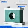 Braçadeira de plástico para tubo de serviço pesado Braçadeira de fixação de tubo padrão alemão Placa de base de soldagem Braçadeira hidráulica para tubo Suporte para mangueira Braçadeira de tubo