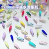 3*10mm Gota de Agua Manicura Planos Base Diamante Destello Manicura Diamante Cristal Vidrio Manicura Joyería Uñas Portátiles Accesorios para Uñas Mayoreo