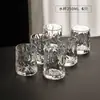 Copo de Água de Luxo Leve Conjunto Doméstico Bule de Água Fria Bule Resistente a Altas Temperaturas Xícara de Chá Hospitalidade Copo de Vidro Simples Conjunto de Chá para Beber Água