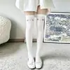 Calcetines Largos JK con Estampado de Chica Dulce y Linda Estilo Japonés Dibujos Animados Expresión Verano Estilo Delgado Calcetines de Terciopelo Hasta el Muslo