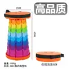 Taburete Telescópico Plegable para Exterior para Hogar Balcón Viajes Colas Portátil Plástico Plegable Taburete Engrosado Ajustable Silla Taburete de Pesca