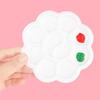 Paleta Desechable Transfronteriza Sin Lavado Acuarela para Niños Arte para Niños Pequeños Pintura Paleta de Yeso para Grafiti Plato Flor de Ciruelo