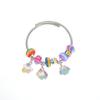 Cross-border diy cartoon sereia unicórnio pulseira menina artesanal frisado cartoon bonito pulseira DIY pulseira