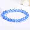 Joyería Jingdong Pulsera Ojo de Gato Moda y Versátil Pulsera Ojo de Gato Niñas Pulsera Redonda Ojo de Gato Colorida