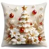 Nuevas Fundas de Cojín Navideñas, Fundas de Almohada Navideñas, Fundas de Cojín para Sofá, Fundas de Cojín Decorativas Navideñas para el Hogar, Venta al por Mayor Transfronteriza