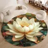 Alfombra para Piso de Sala de Estar, Antideslizante, Absorbente de Agua, Alfombra para Piso de Dormitorio, Esterilla de Yoga, Resistente a la Suciedad, Engrosada, Sencilla, de Alta Gama, Lavable para Uso Doméstico