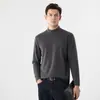 Atacado Direto da Fábrica Camisa Térmica Masculina Meia-Gola Base Acetato Lã Seda 10A Antibacteriana Roupa Íntima Estilo Básico