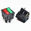 Kcd6 Calentador Eléctrico Doble Interruptor Doble con Luz Interruptor de Barco de 6 Pines Velocidad Doble Interruptor de Alimentación de 16A