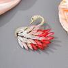 Broche de perlas y diamantes de imitación de alta gama para mujer, con fragancia pequeña, exquisito broche de seda con hebilla de toalla, de fábrica de origen transfronterizo