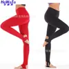 Ropa de yoga HWT otoño e invierno ribete en el tobillo adelgazante de cadera leggings de nueve puntos ropa de fitness ropa para correr venta al por mayor