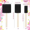 Amazon Set de 12 Pinceles Esponja para Pintar Infantiles Rodillo Sello Set de Herramientas para Dibujar y Estampar Venta al por Mayor