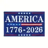 Bandera Conmemorativa del 250 Aniversario Americano, Nuevo Modelo Transfronterizo para Decoración Exterior y Pancarta para Toma de Fotos