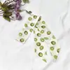 Novo Lenço de Seda Longo Estilo Coreano Primavera e Verão com Estampa de Frutas Cinto para Cabelo Gravata Longa Feminina Cinto de Seda Pequeno para Cabelo Feminino