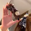 Grampo de Cabelo de Tecido Acrílico Urso Laço Estilo Coreano Doce Simples Presilha Torcida Moda Versátil Acessórios de Cabelo de Nicho para Mulheres