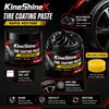 KineShineX Pasta de Recubrimiento Negro Brillante para Llantas 30g Cuidado de Belleza para Automóviles Reparación Protección Pulido de Pared Lateral de Llantas